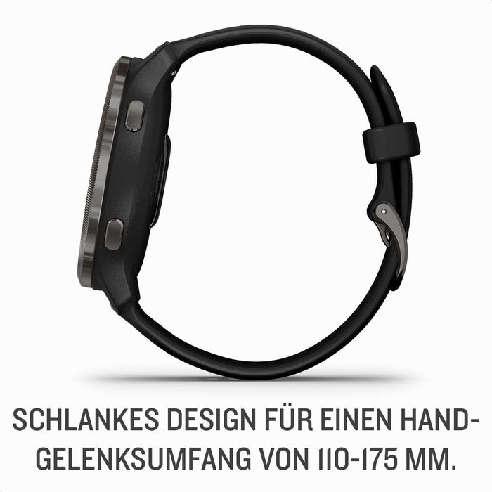 ПРОМО Нов 2г Гаранция Смарт Часовник Garmin Venu 2S, 40 мм, Черен - 010-02429