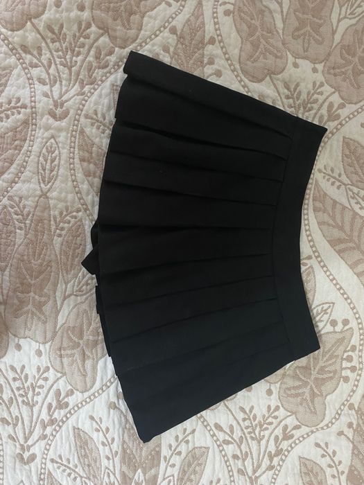 Мини юбка черная