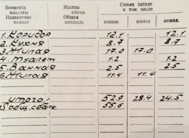 Квартира 2х комнатная
