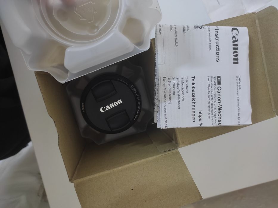 объектив Кэнон 50мм 1.4