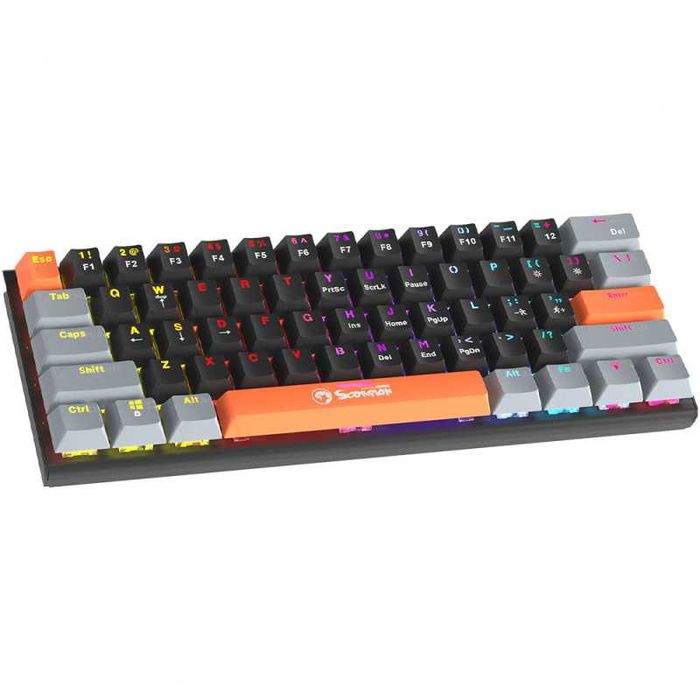 Tastatura Marvo KG903 cu taste custom si cablu spiralat