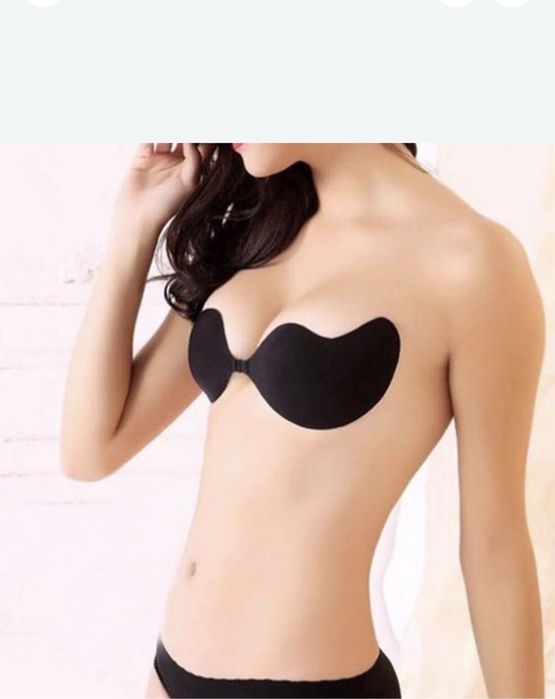 Самозалепващ , невидим сутиен нов