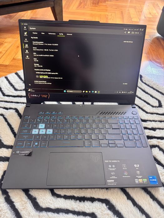 Asus TUF F15 i5 RTX 3050 GARANTIE ca nou