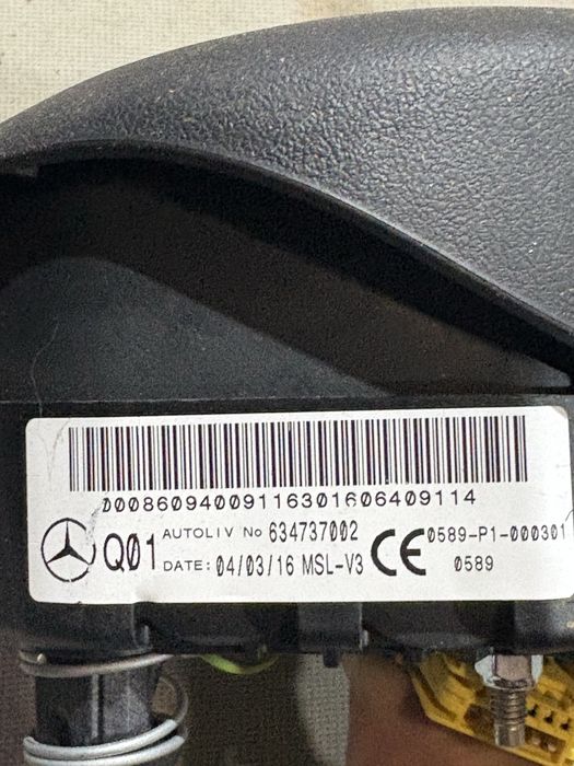 Mercedes w166 GLE Airbag Бег Волан