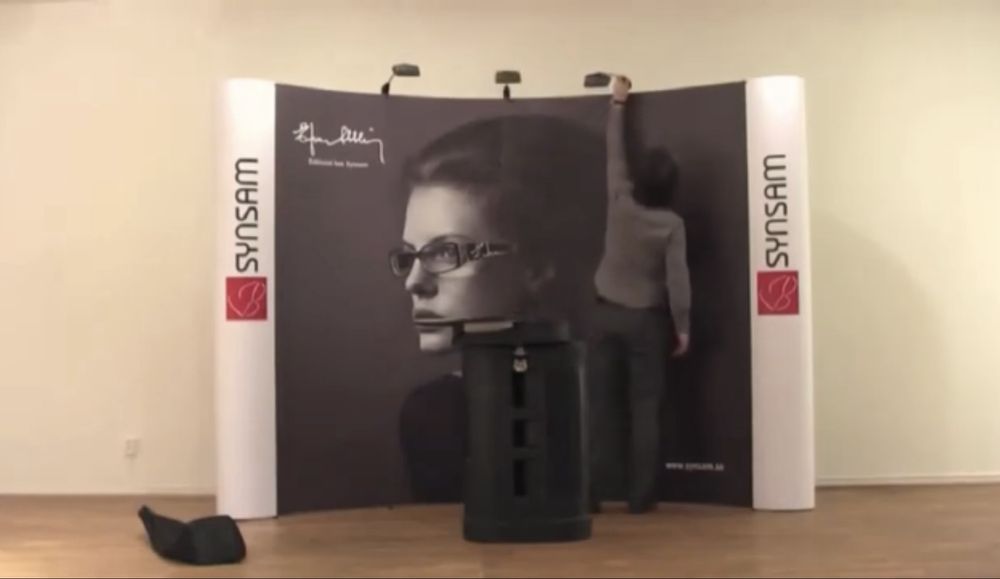 Мобильный roll up стенд Maxibit премиум класса