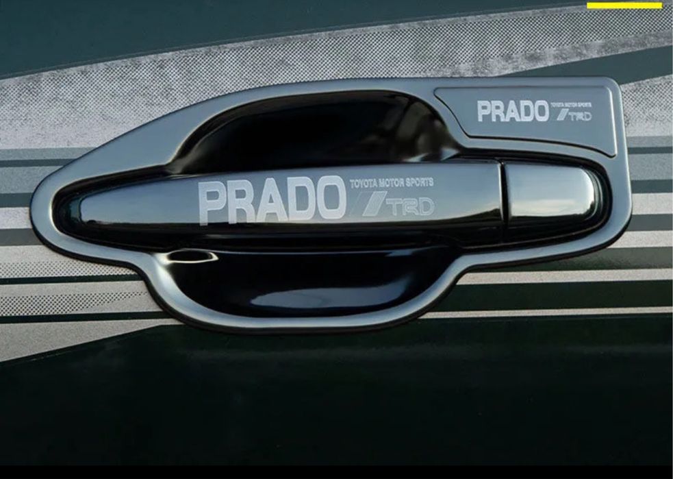 Хром пакет Прадо 120 накладки на ручки дверей тойота молдинги накладки