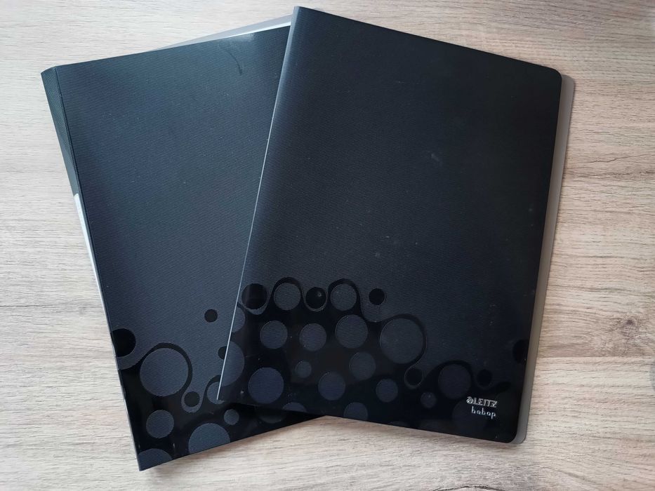 Черни папки с прозрачни джобове А3 и А4 формат