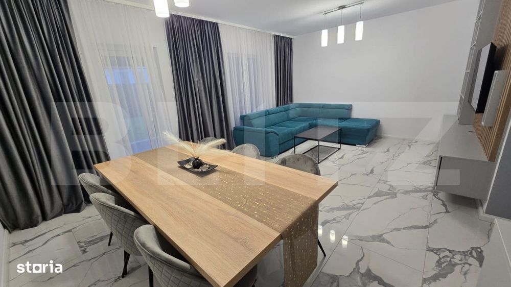 Casa complet mobilata moderna , 135,95 mp utili totali, zona LIsaura