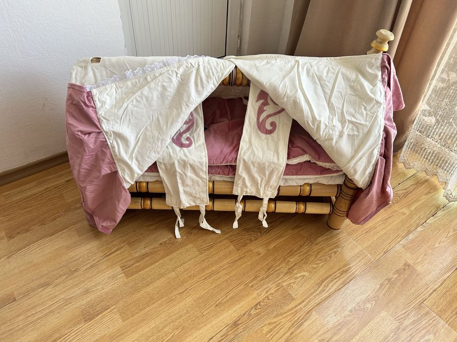 Бесик колыбель (бесік) для девочки