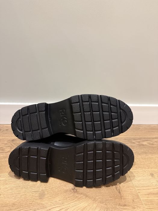 Rylko черни кожени боти Chelsea