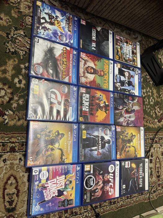 (PS5) (PS4) Игры RDR2 UFC5 человек паук