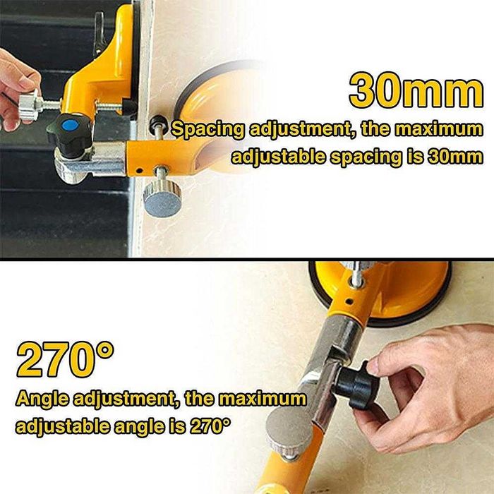 Вакуум вендуза двойна, ъглова, 110 мм, до 100 кг