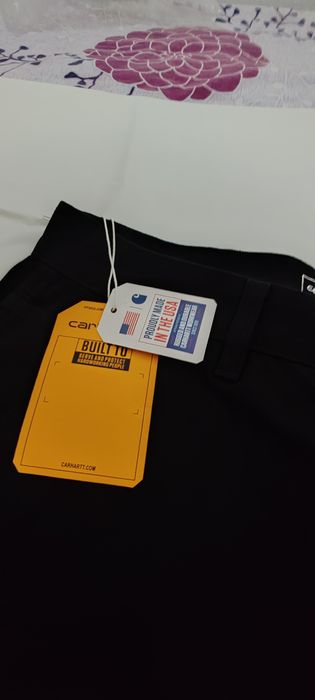Carharrt WIP DOUBLE KNEE PANT - Pantaloni - Black Rinsed Mărime 36
DOUBLE  Pantaloni - black rinsed