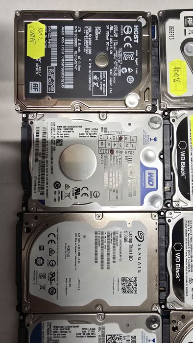 Hard disk laptop notebook 2,5" 1TB si 500GB