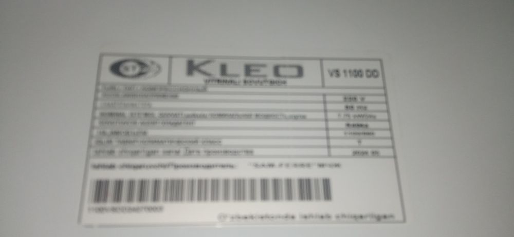 Kleo muzlatgich sotish