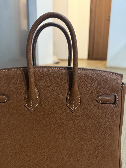 Hermes Birkin 25 Togo Gold