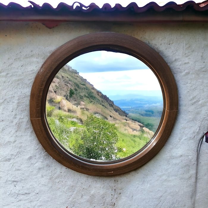 Fereastra arcada rotund/bolta disponibil pe stoc nuc/antracit