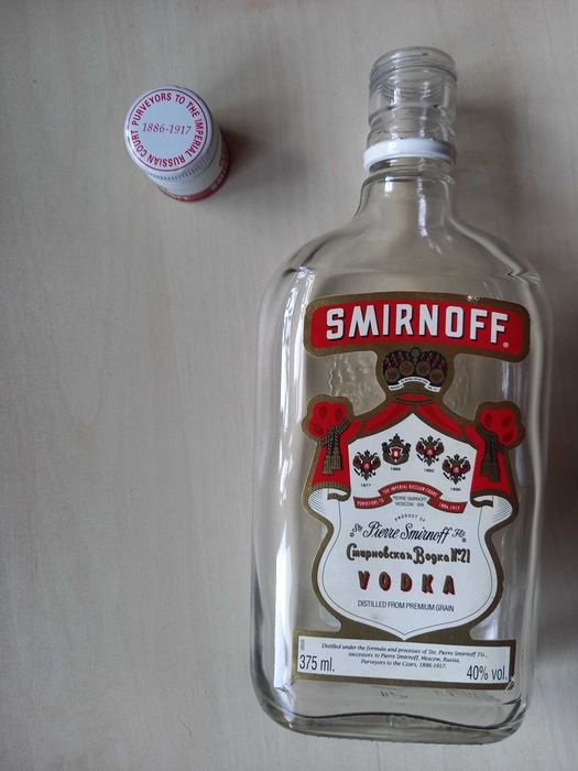 Бутилка от водка SMIRNOFF, 375 ml.