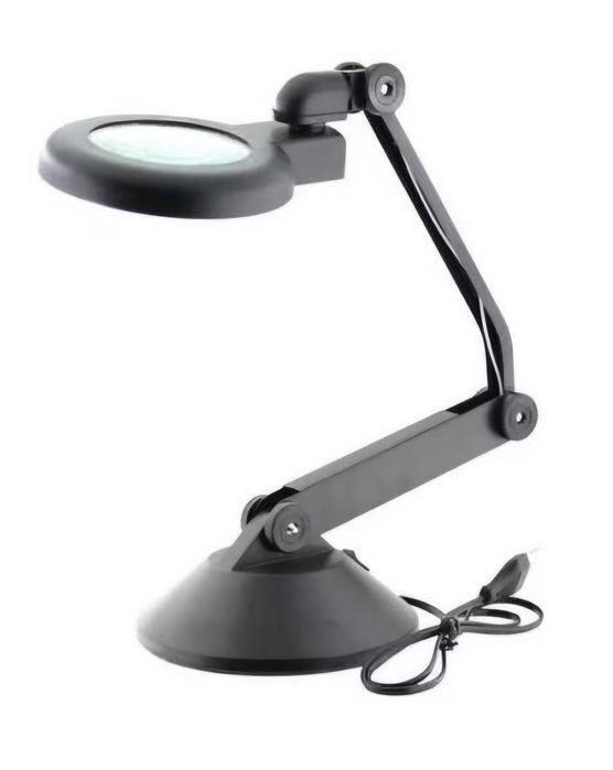 Lampa cu Lupa si Neon 12W Veioza cu Lupa si Neon 12W cu Brat Flexibil