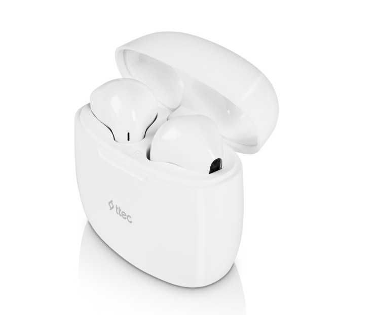 Bluetooth слушалки ttec Mode, TWS, Бели