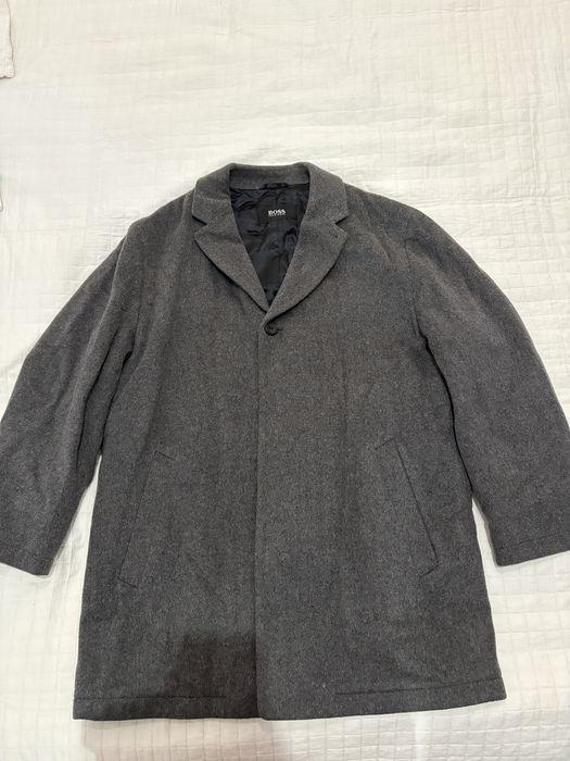 Palton barbatesc Hugo Boss gri L/XL elegant
