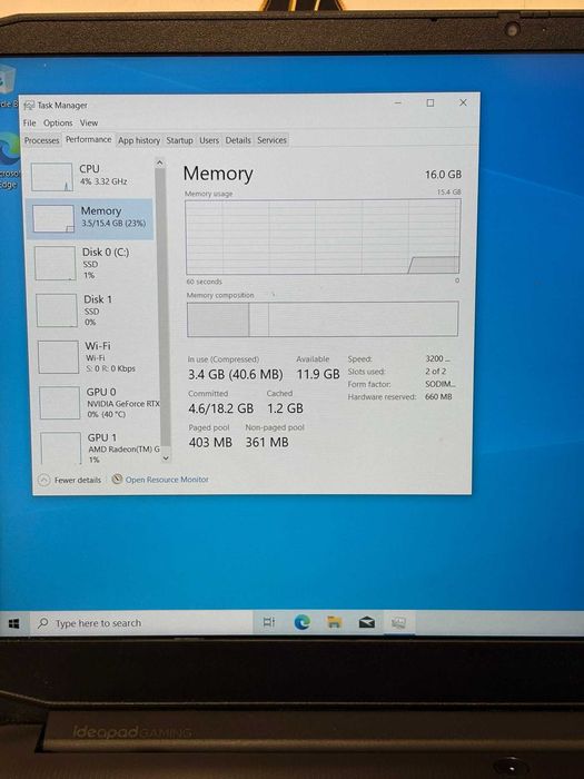 Hope Amanet P10/LAPTOP LENOVO iDEAPAD Gaming