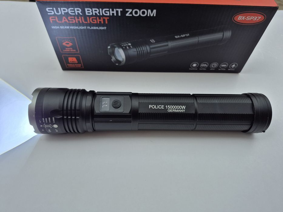 Мощен лазерен фенер POLICE BX-SP37,FLASH LIGHT,2000m