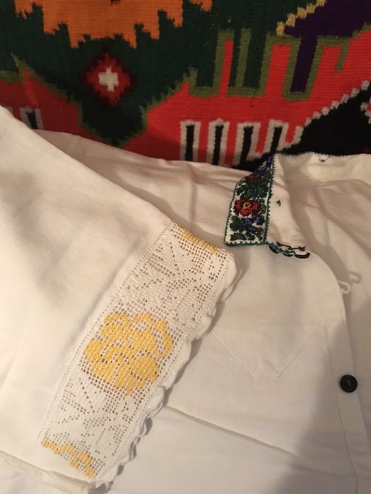 Camasa barbati traditional popular vechi bucovina