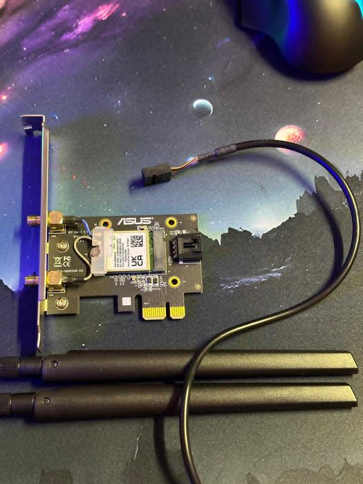 Placa de retea ASUS PCE-AX1800, Wi-Fi 6, PCIe, Bluetooth 5.2