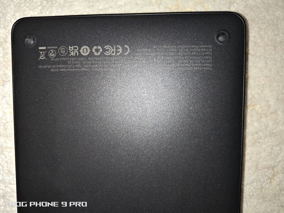 Power bank 20000Mha 100W blade / Profi subțire perfect pt laptop, telefon