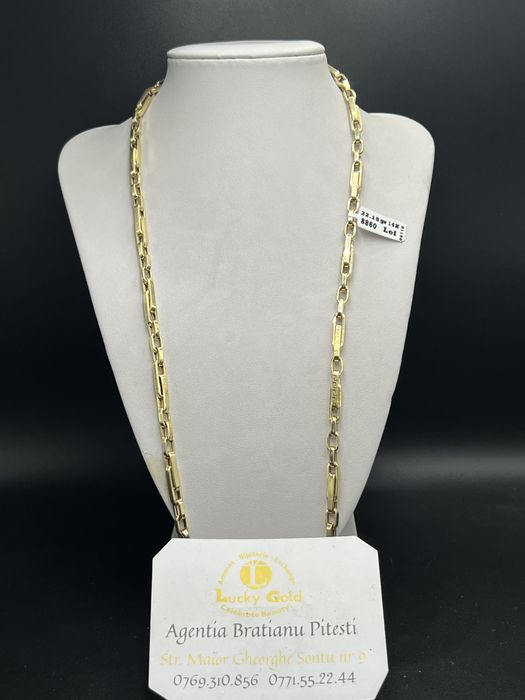 Lant aur 14 k 22.15 gr  lungime 60 cm cod 48618