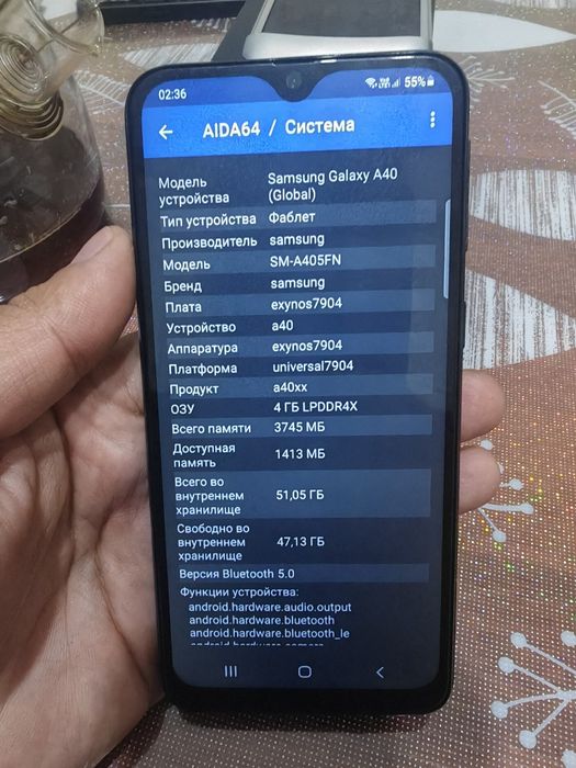 Samsung galaxy a40