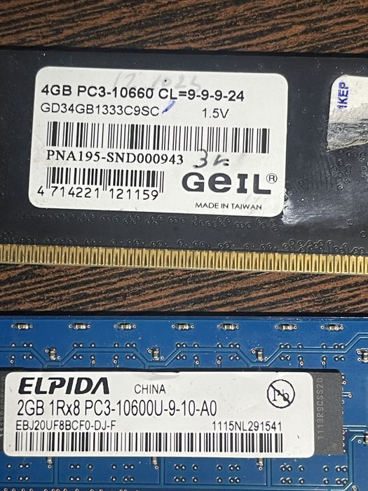 Оперативная память для ПК ddr3