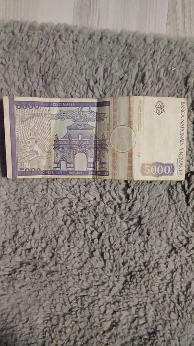 Bancnota 5000 lei Avram Iancu