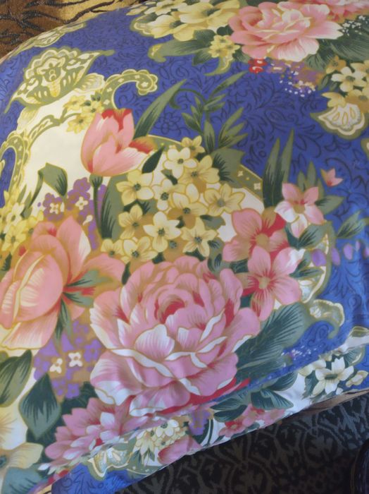 подушки перовые цветной тик