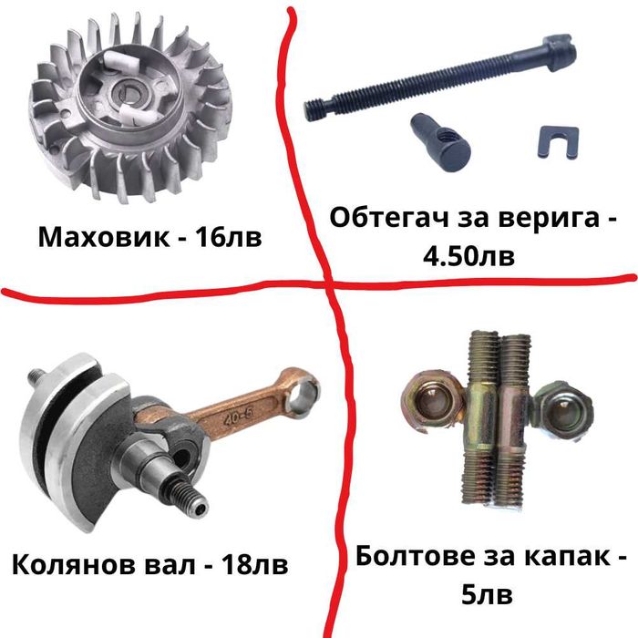 Резервни части за резачки - НАЙ-ДОБРИ ЦЕНИ + ГАРАНЦИЯ !