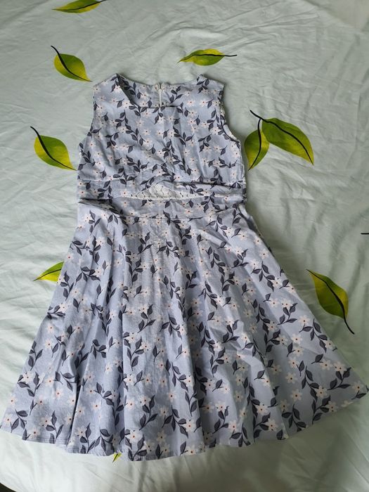 Rochie Chanttal, de zi, marimea 32, imprimeu floral
