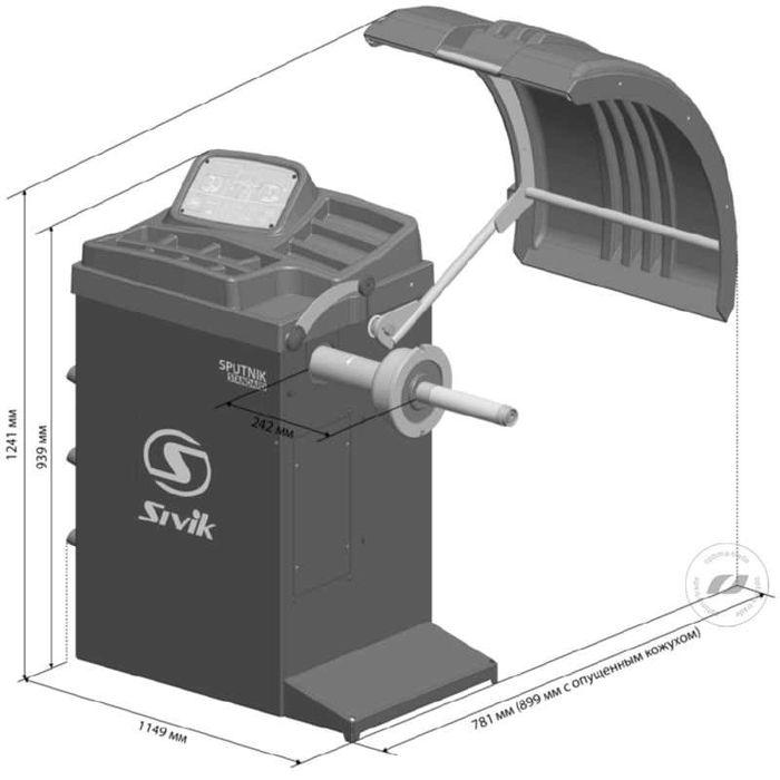 Балансировочный станок SIVIK SPUTNIK STANDARD
