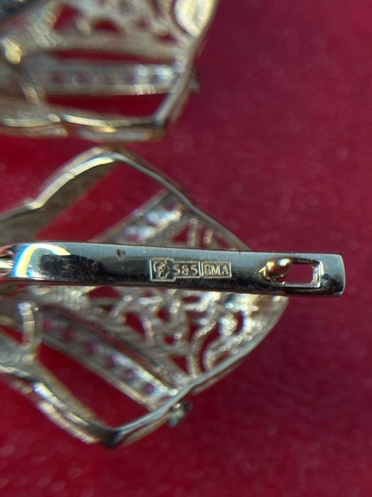 Золотые серьги/BariBarShop/0•0•12