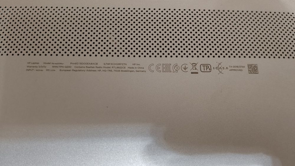 Продам ноутбук HP