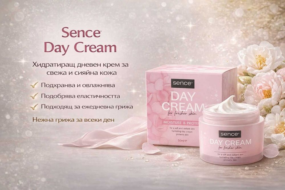 Sence Day Cream – ежедневна грижа за свежа и сияйна кожа