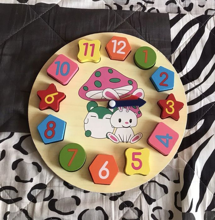 Set puzzle lemn pentru copii