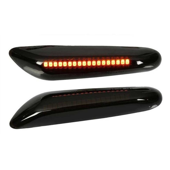 Комплект от 2 броя опушени (бягащи) LED мигачи за калник на BMW 1/3/5/Х1/Х3/Х5