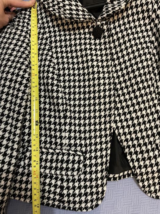 sacou retro alb/negru toamna