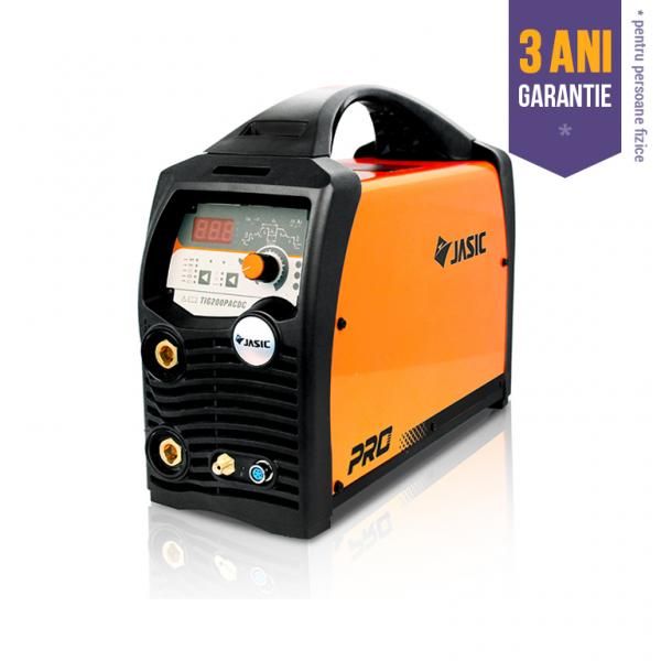 Aparat sudura aluminiu TIG 200P ACDC JASIC + Butelie argon 8litri plin