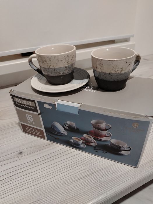 6 адамдык чайный сервиз, новый