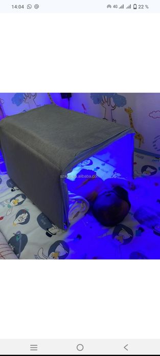 Фотолампа (лампа) от желтухи  для новорожденных.  1500 тг в сутки