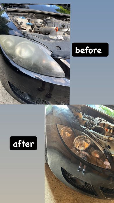 Detailing auto și polish faruri la domiciliu