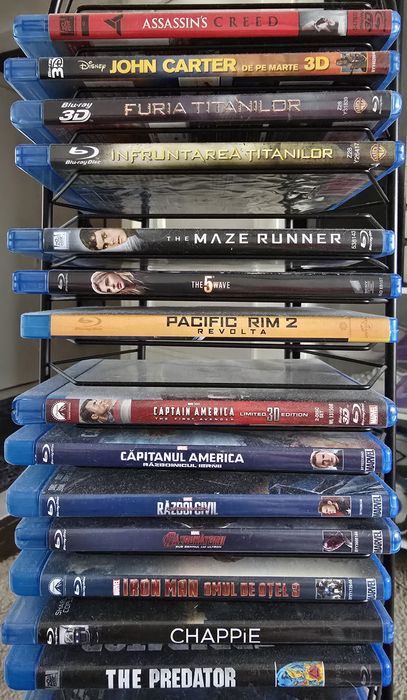 Filme bluray, 4K și 3D originale cu limba română.