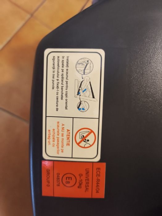 Scoica auto fara isofix